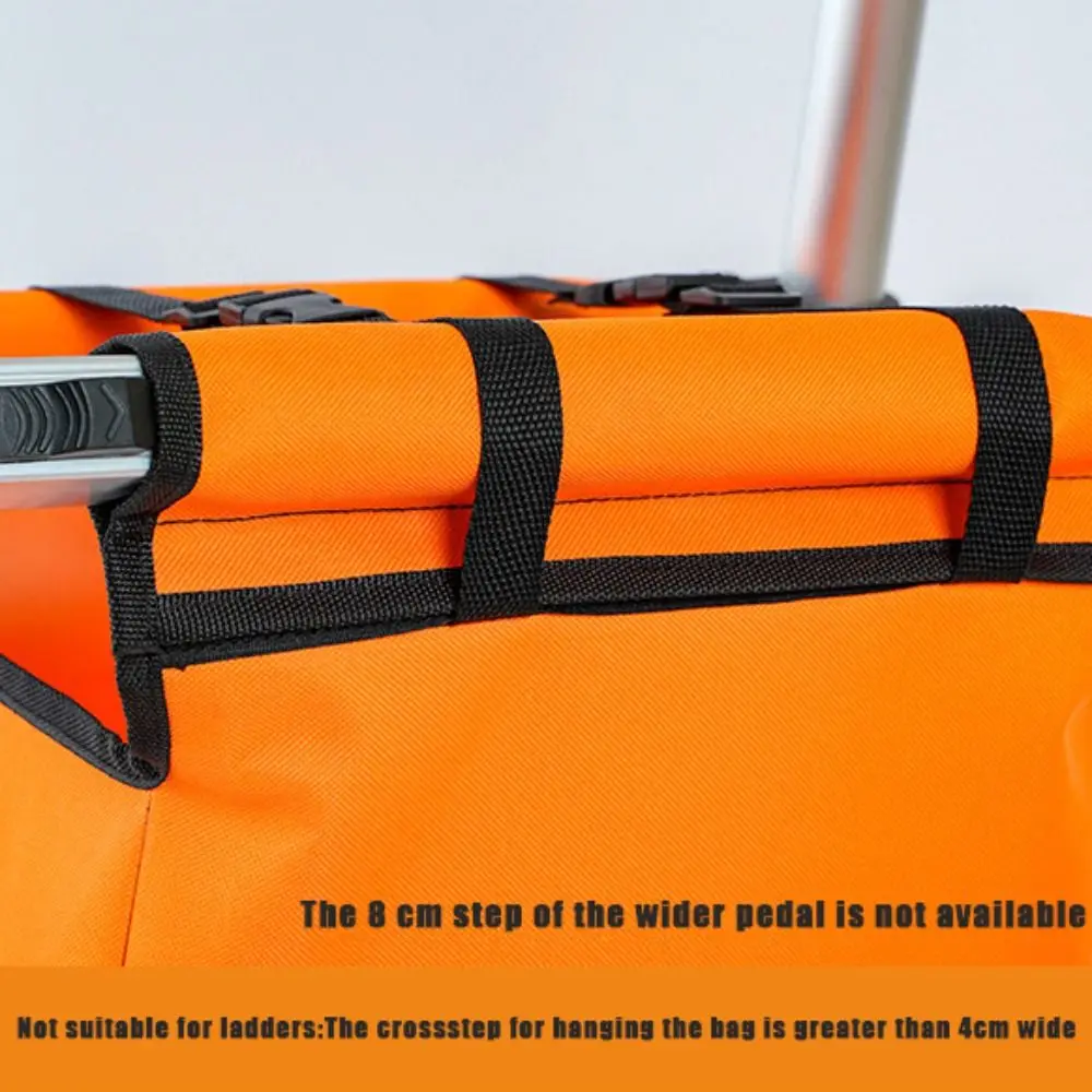 Large Capacity Telescoping Ladder Tool Bag Waterproof Wear-resistant Tool Storage Bag Handbag Oxford Cloth