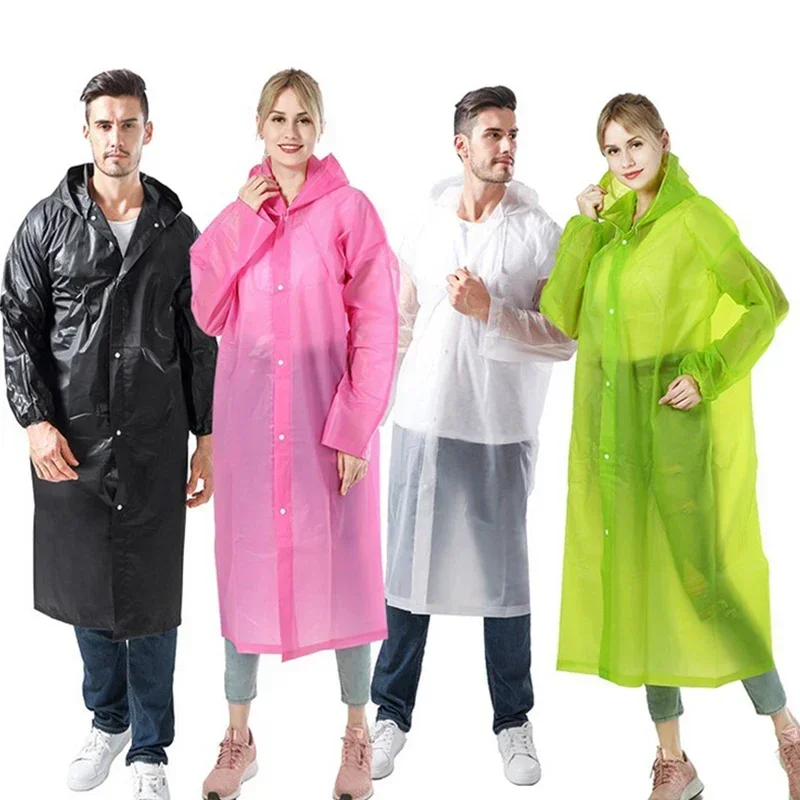 Impermeabile monouso Cappotto antipioggia impermeabile per adulti Escursionismo Campeggio Poncho Cappuccio impermeabile Abbigliamento antipioggia da