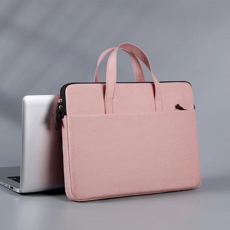 Laptop bag ultra-thin ultra-light single shoulder crossbody bag exhibition bag briefcase ultra-book computer bag logo