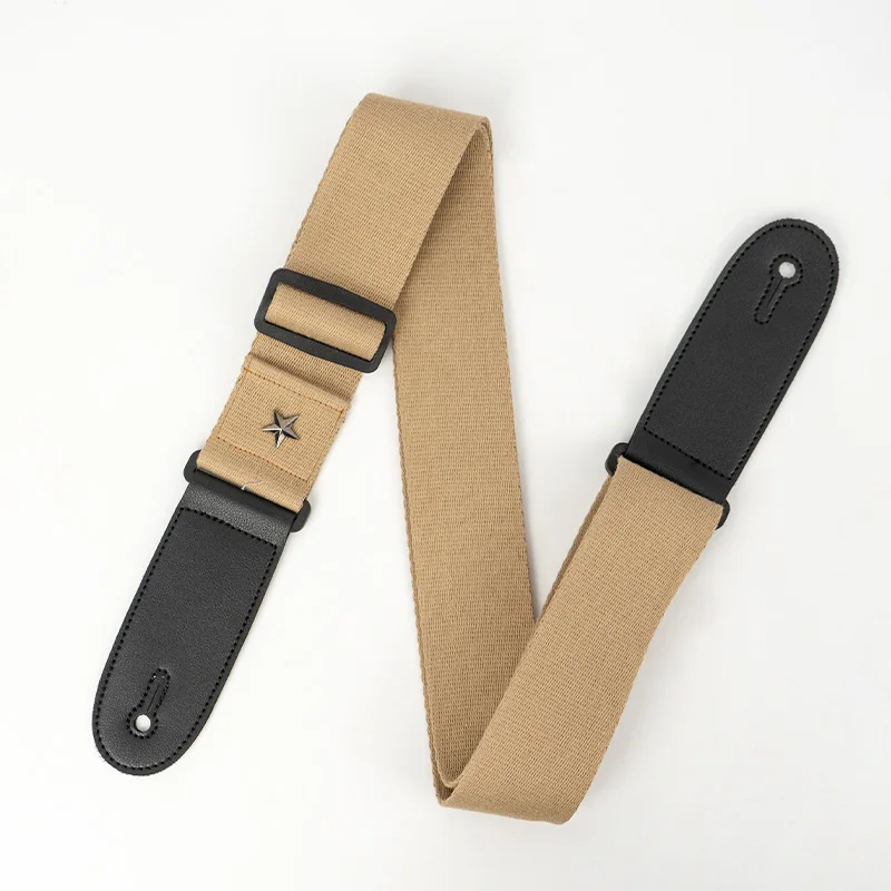

Cotton Folk Guitar Strap, Electric Guitar Strap, Personalized Acoustic Guitar Shoulder Strap, Bass Strap, Can Hold Picks