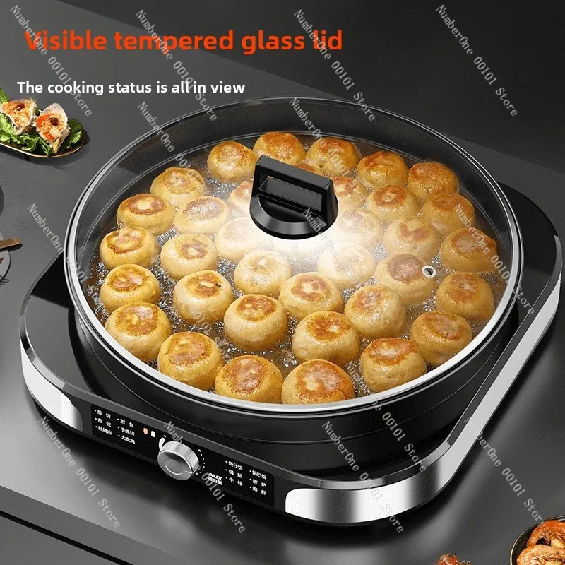 Pancake and fruit all-in-one machine, raw frying pan, water frying pan, potsticker special pot