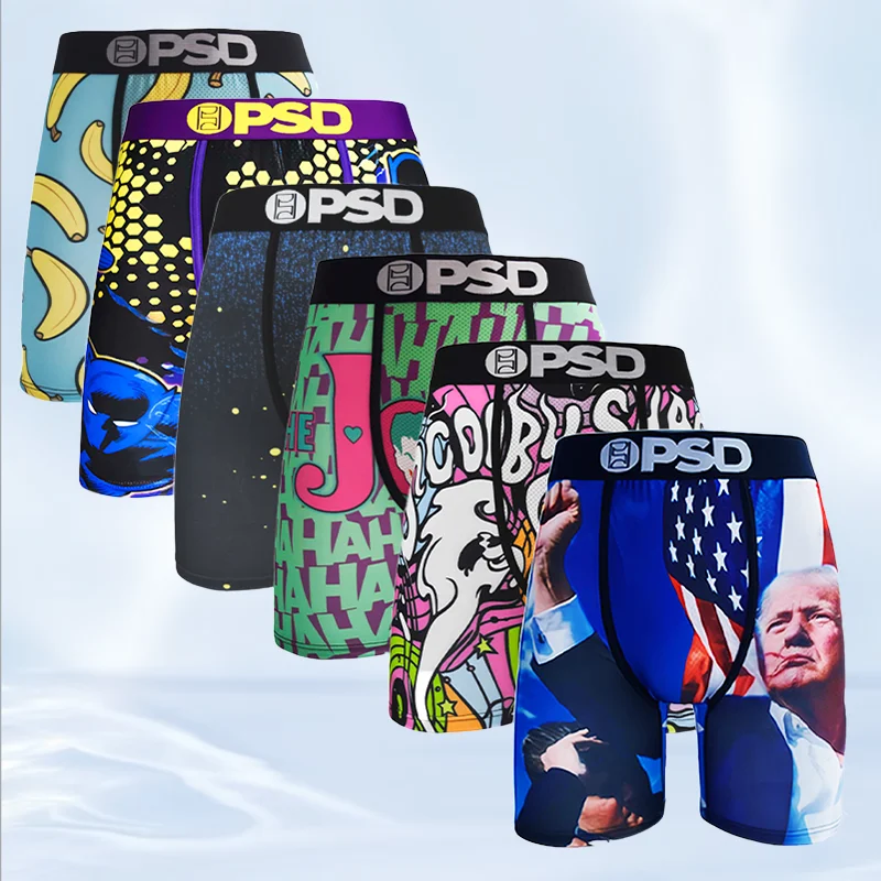 

Men's Boxer Briefs Polyester Elastic Breathable Anti-Bacterial Underwear S-XXL 1pc U-Convex Design Mid Waist Comfort for Men