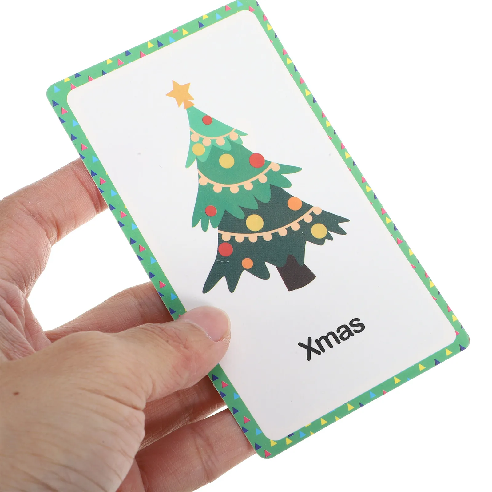 

Children's Early Education Cards Alphabet Flash Kindergarten English Teaching Tools for Kids Learning Toys Green Classroom