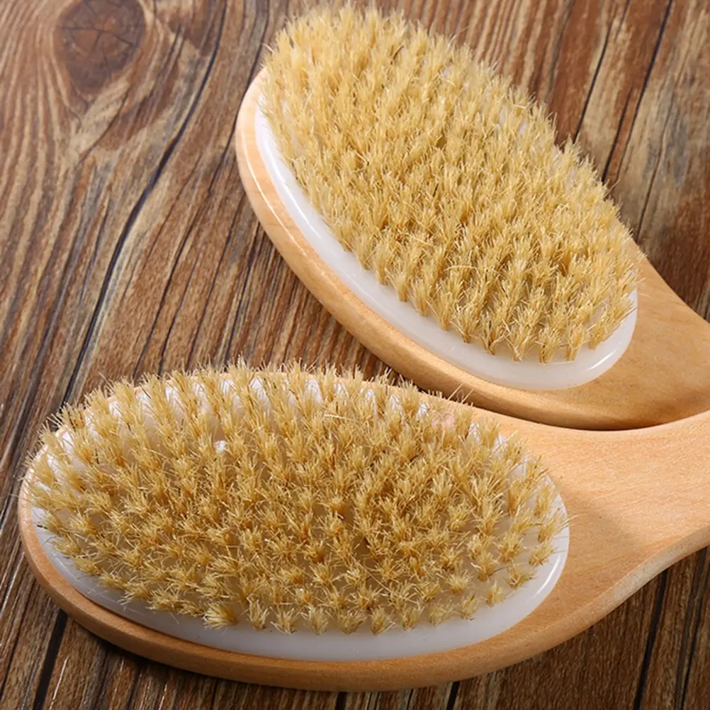 1pc Ganzkörper Natur borsten trockene Haut Peeling Pinsel Detox Kampf Cellulite Tool Bad Dusche Drops hipping