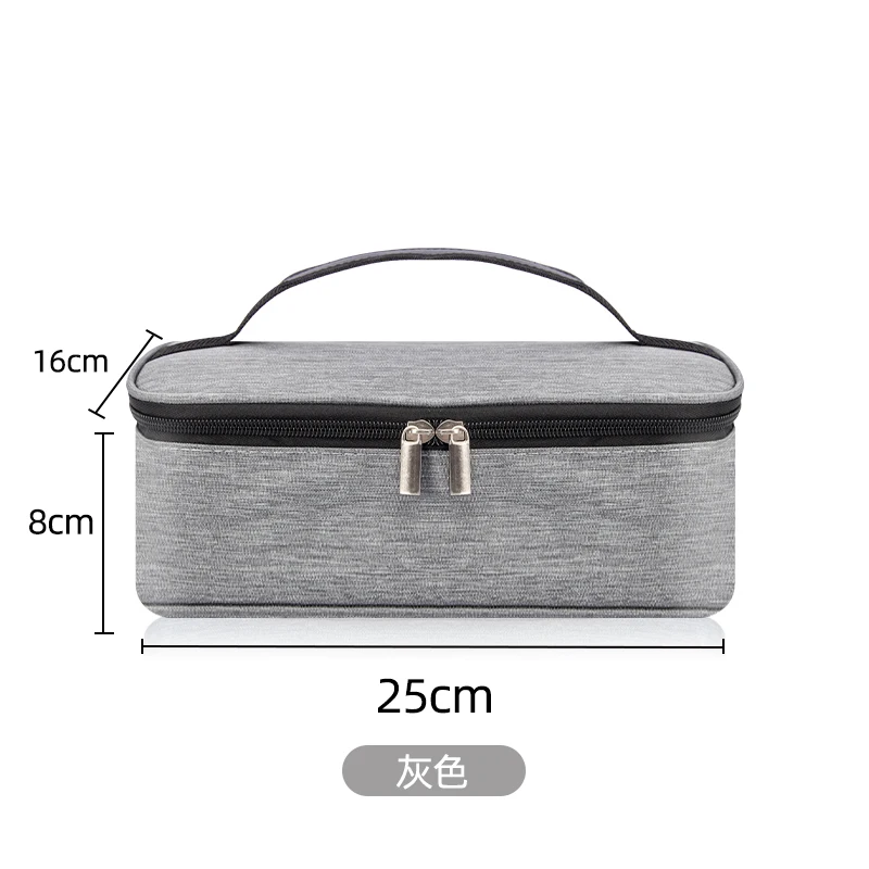 Square Insulated Lunch Bag for Women Thermal Cooler Bento Box Bags Food Carrier Portable Travel Picnic Delivery Meal Container image 5