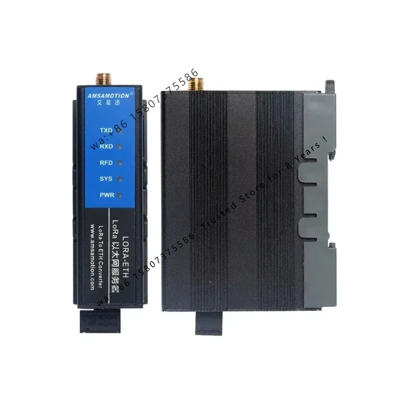 LORA-ETH Ethernet Port Modbus TCP UDP Client Transparent Transmission Server Module 433M  Remote Transceiver IOT