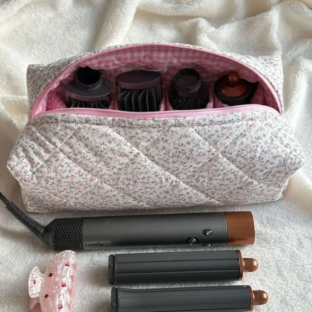 Soft Hair Dryer Storage Bag Large Capacity Dust-proof Curling Iron Carrying Case Durable Lightweight Curler Storage Bag