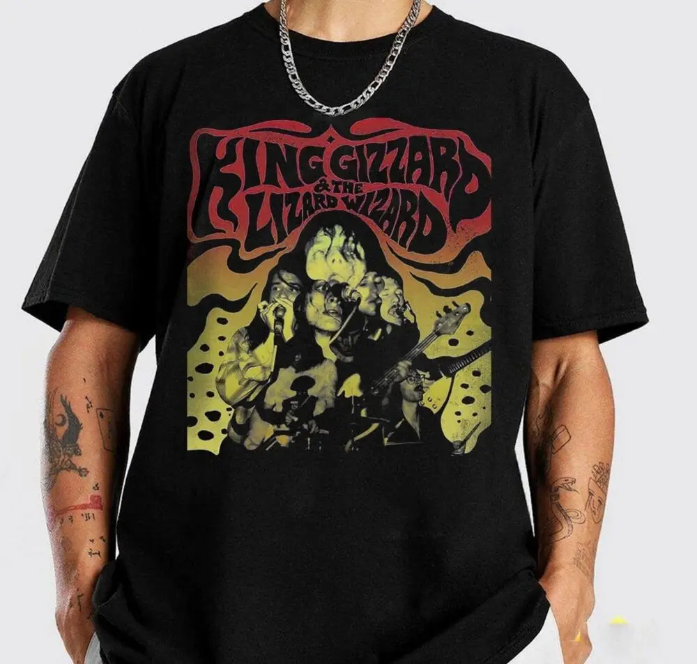 

Aesthetic King Gizzard & the Lizard Wizard shirt, KGLW Vintage Shirt