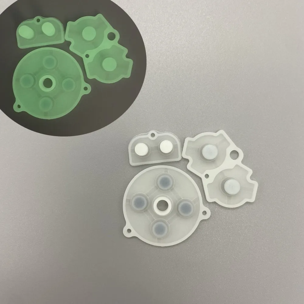 Color high quality game accessory rubber pads button silicon pads for Gameboy Advance GBA