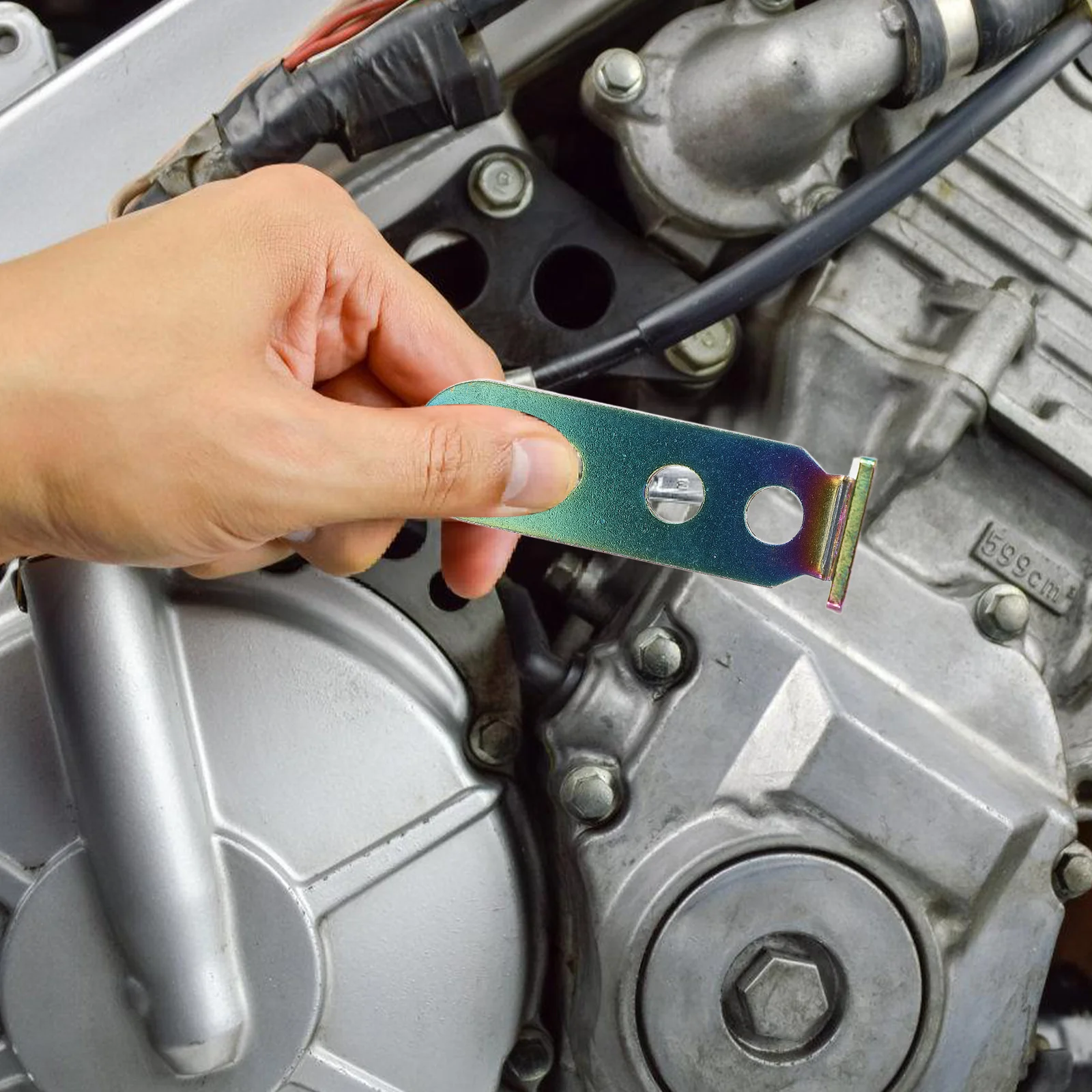 

Stainless Steel Motorcycle Mirror Extender L Type Stable Heavy Duty Bracket for Turn Signal Light Extension Rearview Mirror