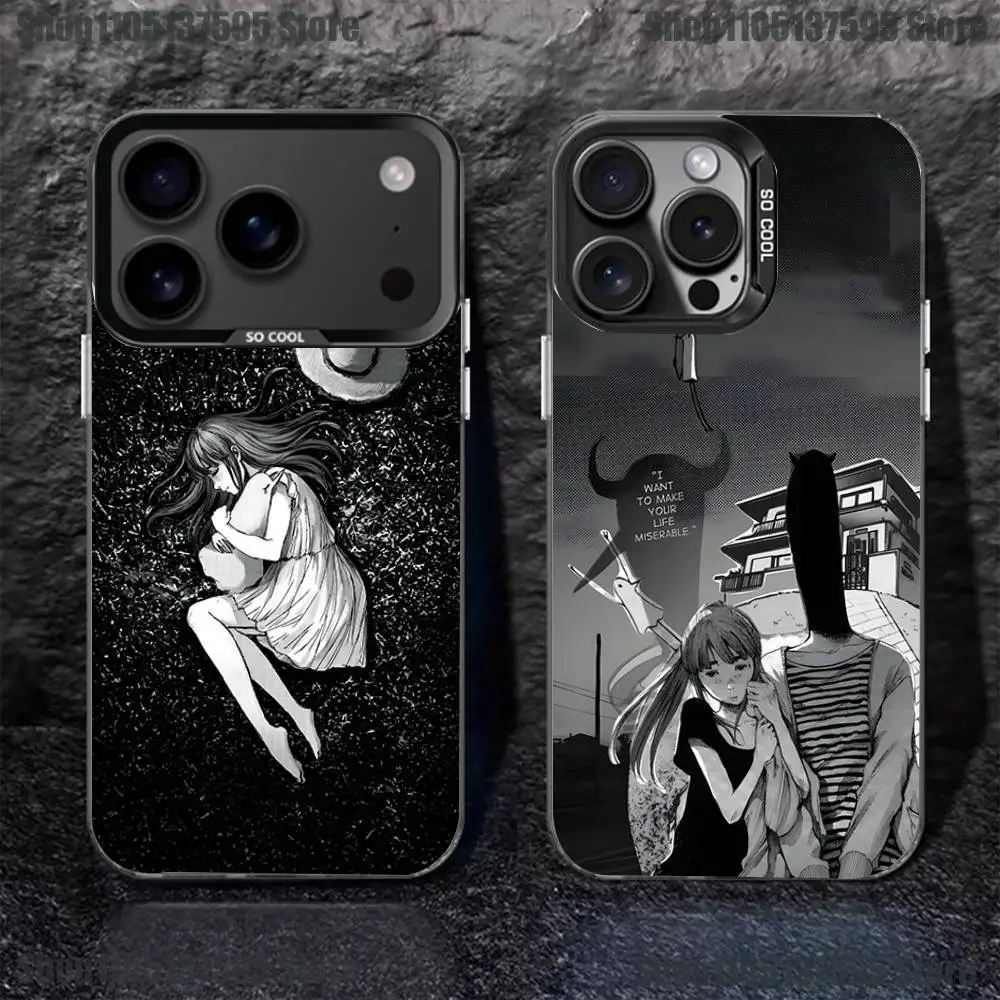 

G-Goodnight P-Punpun Phone Case For iPhone 17,16,15,14,13,12,11,Pro,XS,Max,Plus,Mini,SE4,E Black Matte Shockproof Cover