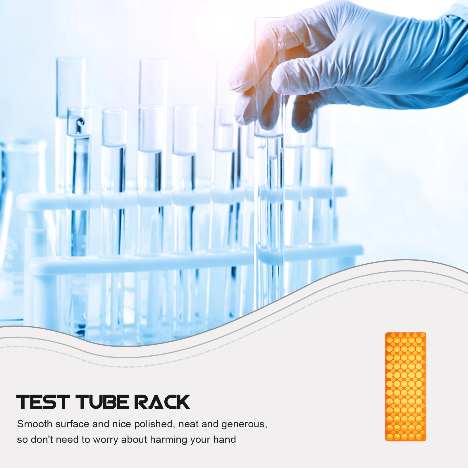 2pcs Tube Rack 60 Holes Double Sided for 0 5ml 2ml Tubes Storage Stand Test Tube Holder