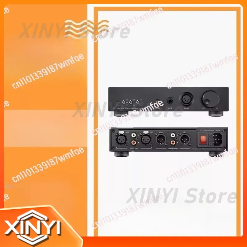 SA-2 Boat Ear Amplifier for Headphones Fully Balanced Discrete Element Class A Headphone Amplifier Preamp for Audiophile DAC