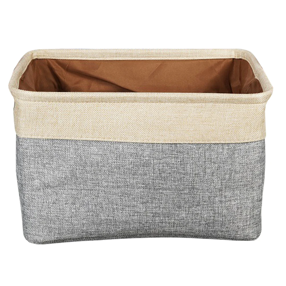 

Cotton Storage Basket Box for Sundries Clothing Linen Japanese Style Foldable Laundry Hamper Dirty Clothes Case Multi Purpose