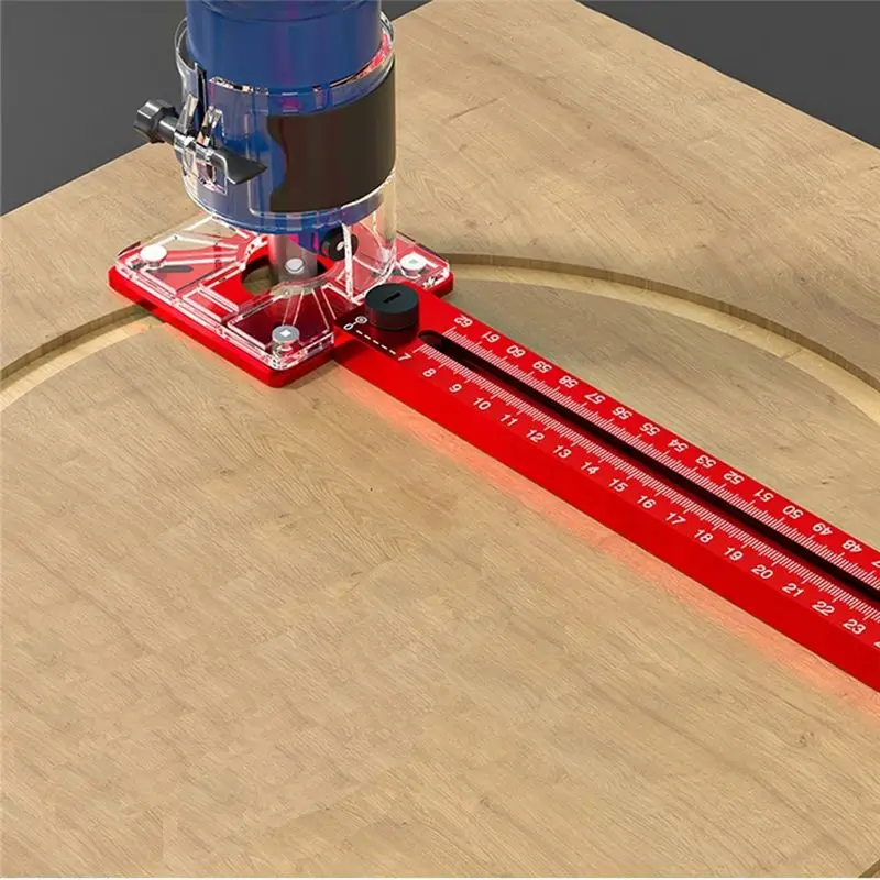 A01F-Multi In 1 Router Milling Groove Bracket Woodworking Cutting And Milling Circular Tool Auxiliary Circular Drilling Tools