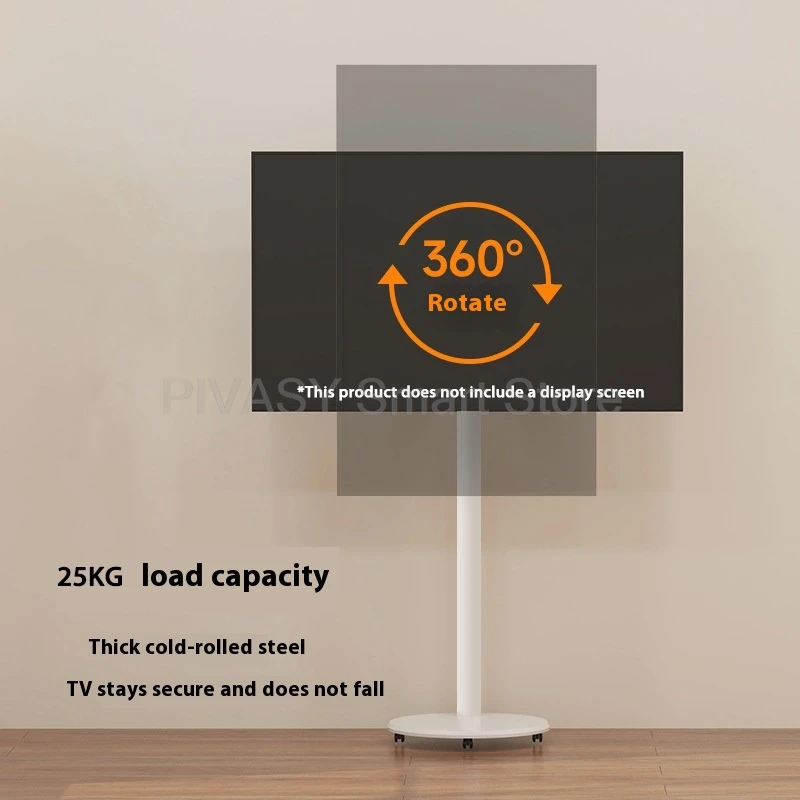 17-43 インチテレビ水平垂直画面回転ベース穴あけなしガールフレンドマシンモニターモバイルスタンド頑丈な耐久性