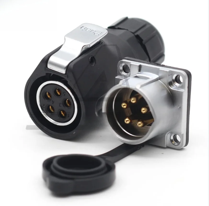 XHE20 IP67 2/3/4/5/6/7/8/9/10/12-pin waterproof connector male and female