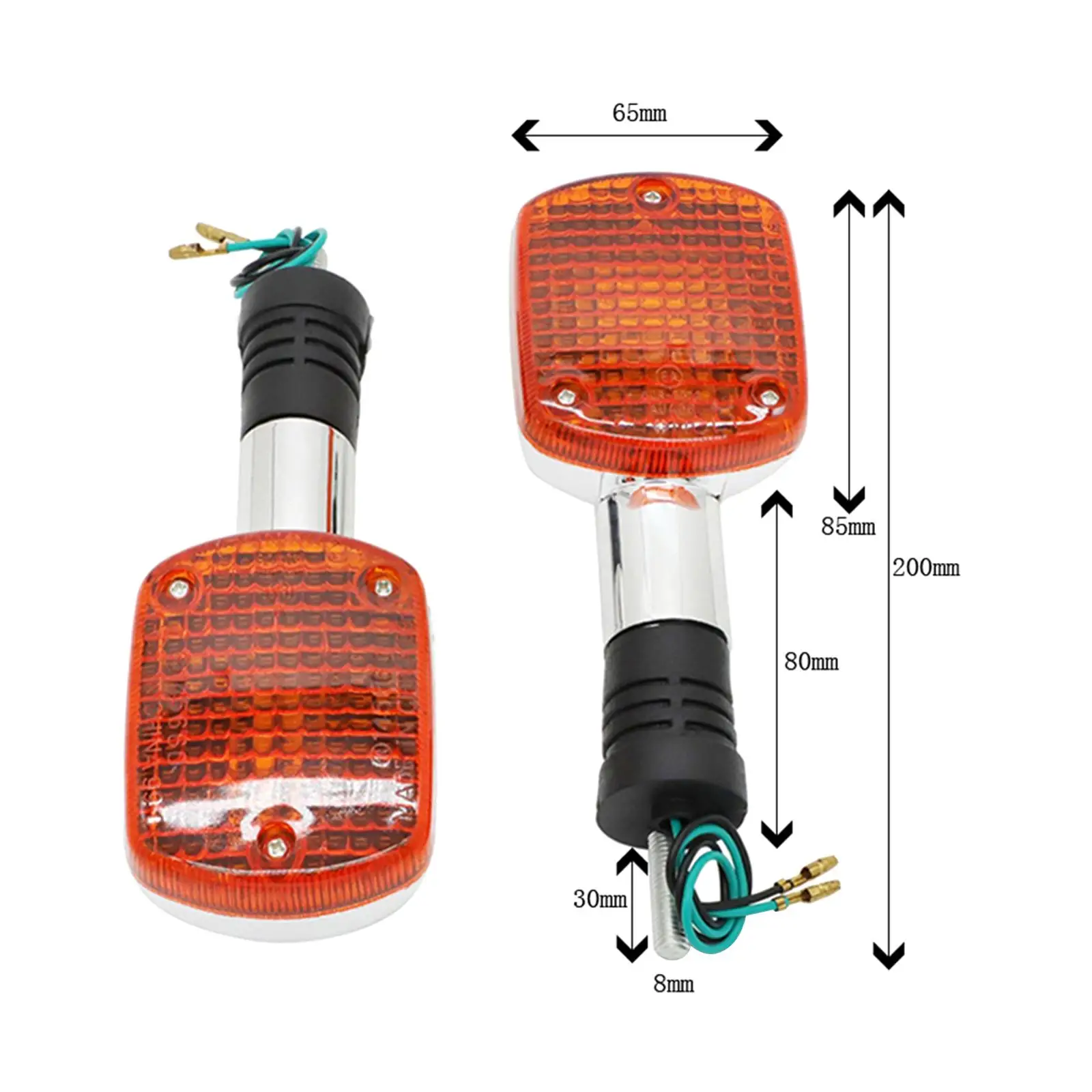 2x Motorcycle Turn Signal Lights Accessories for Honda Vtx1300 Vtx1800 Shadow VT400 VT600 VT750 VT1100 Steed Vlx400 Vlx600 view 4