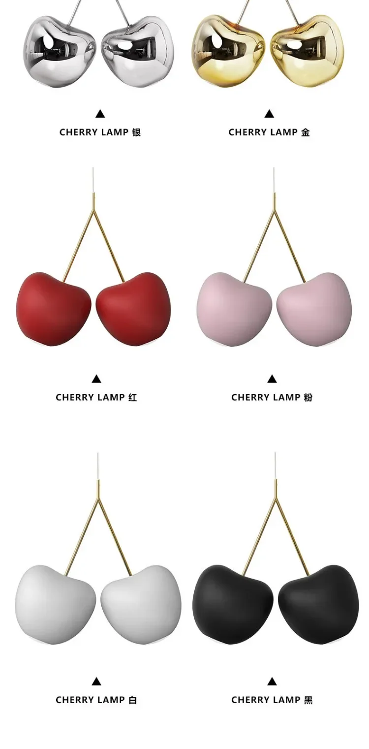 Modern Cherry Shaped Design Creative Ceiling Chandelier Living Room Bar Dining Room Children's Room Interior Decoration Lighting