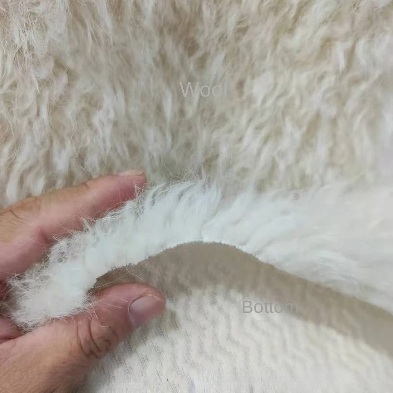 Plush Clothing Fabric Little Sheep Roll Australian Woven Jacquard for Stage Costumes Lining Carpets Diy Sewing By The Meter