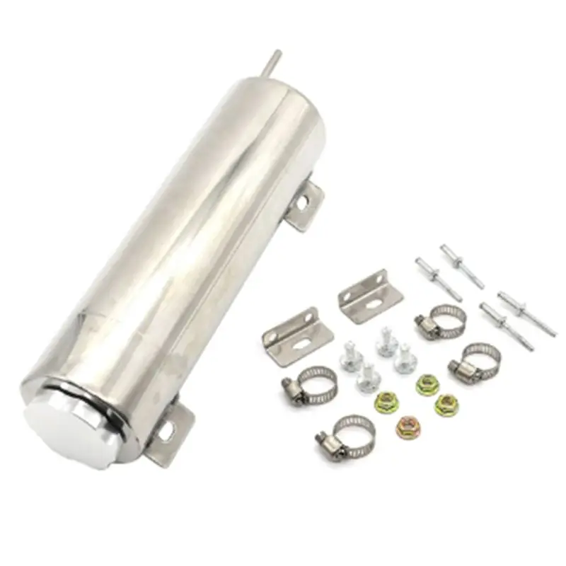 

M49K-Car Universal Polished Overflow Water Tank Radiator Cooling Water Kettle Car Accessories