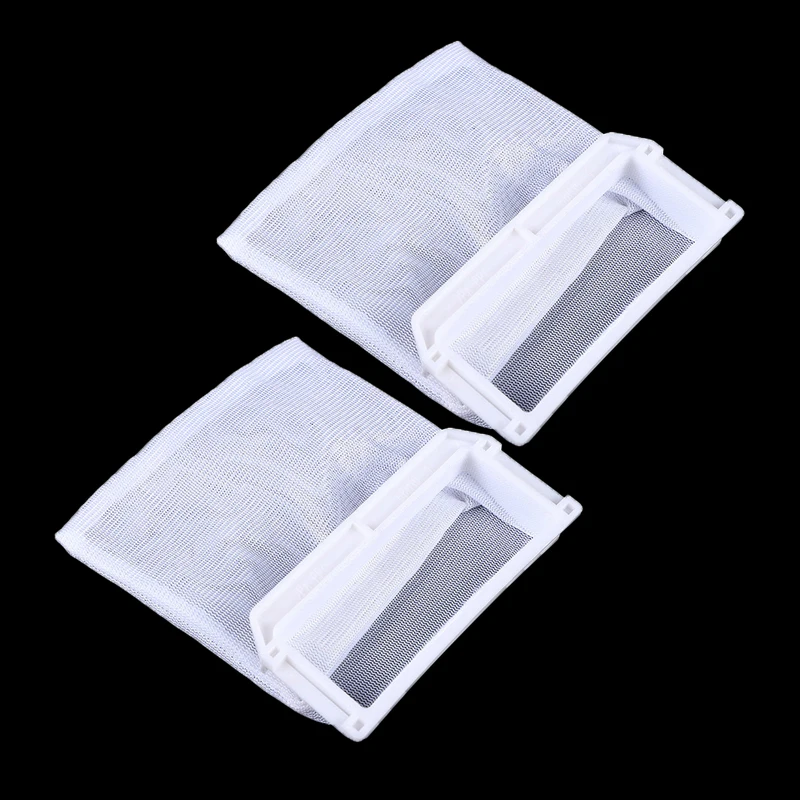 2Pcs Universal General Chip Line Lint Mesh Filter Dust bag filters For Panasonic washing machine repair parts 10.2*4.2cm