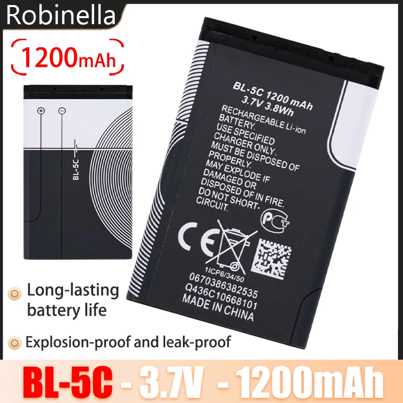 3.7V 1200Mah Batter…