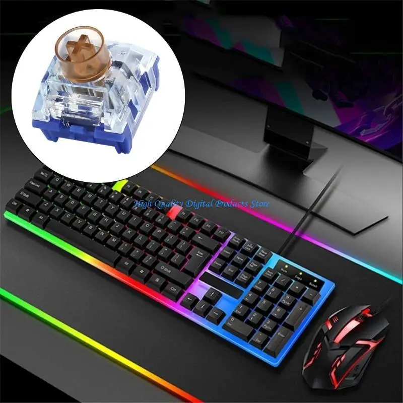 U2JE Deep Sea Whale Lonely Island Linears Tastile Silents Switches for Mechanical Keyboards Dustproof and Waterproof Box