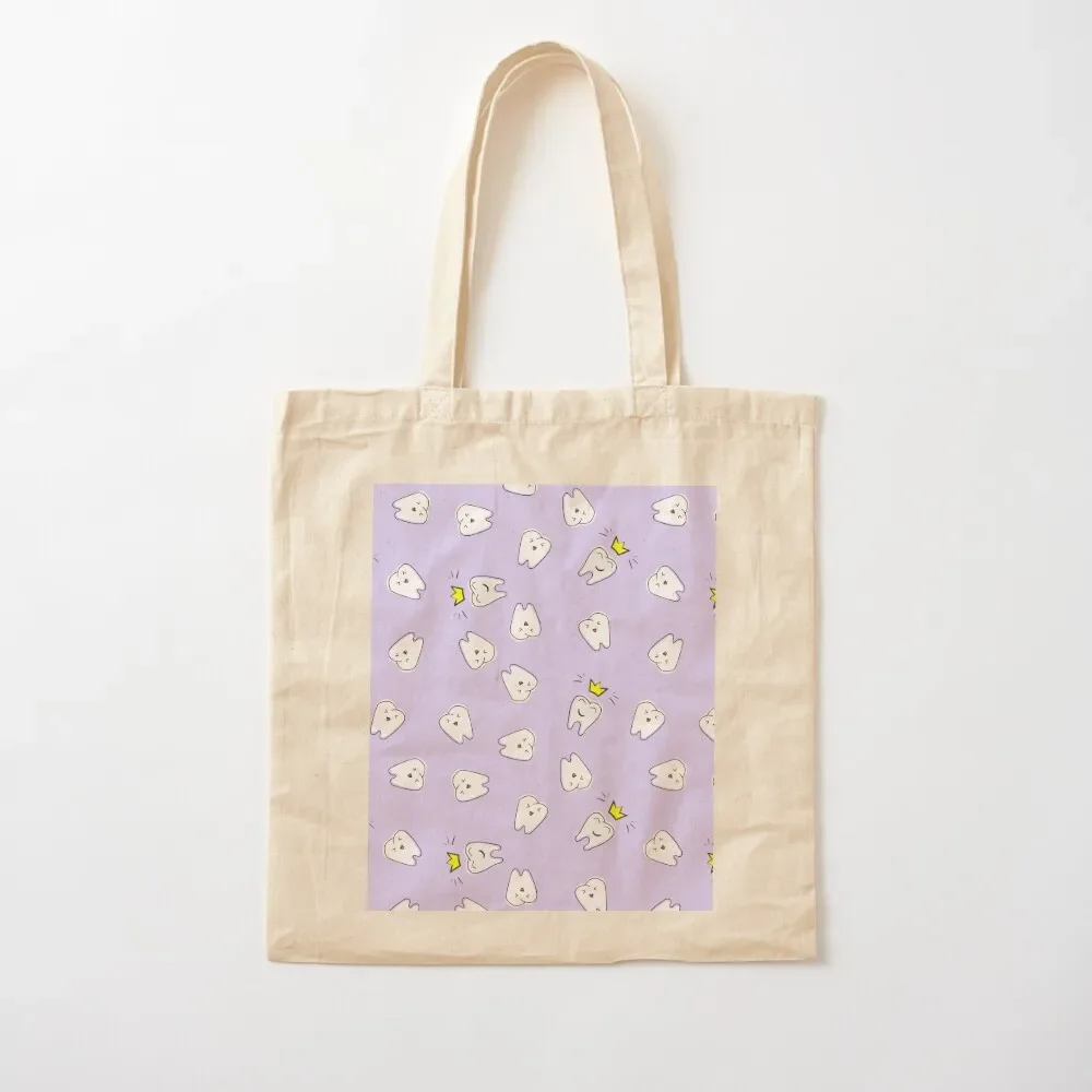 

Tooth dentist nursery print violet Tote Bag Women's shopper bag Handbags women Bag