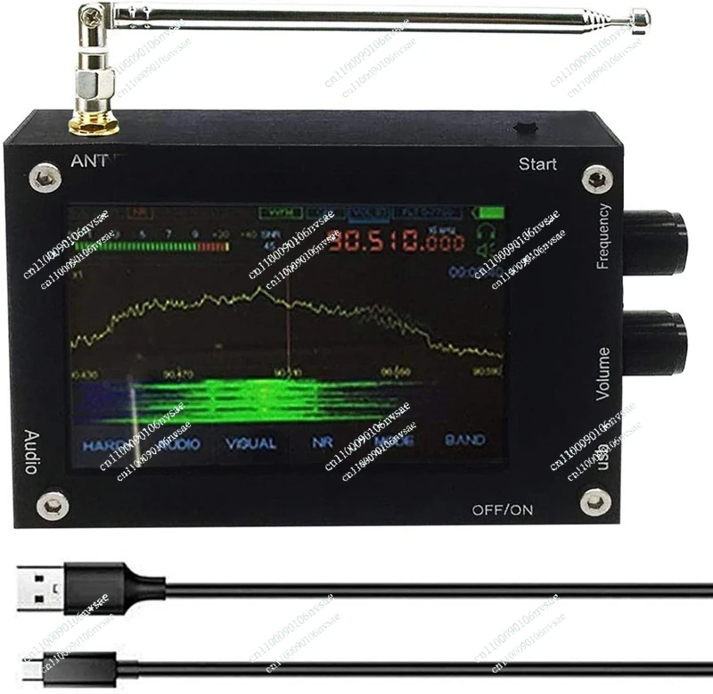 

1.10d Radio Receiver 50 kHz-2.0GHz All-in-One Firmware Case 3.7V 3800ma AM FM SSB NFM WFM