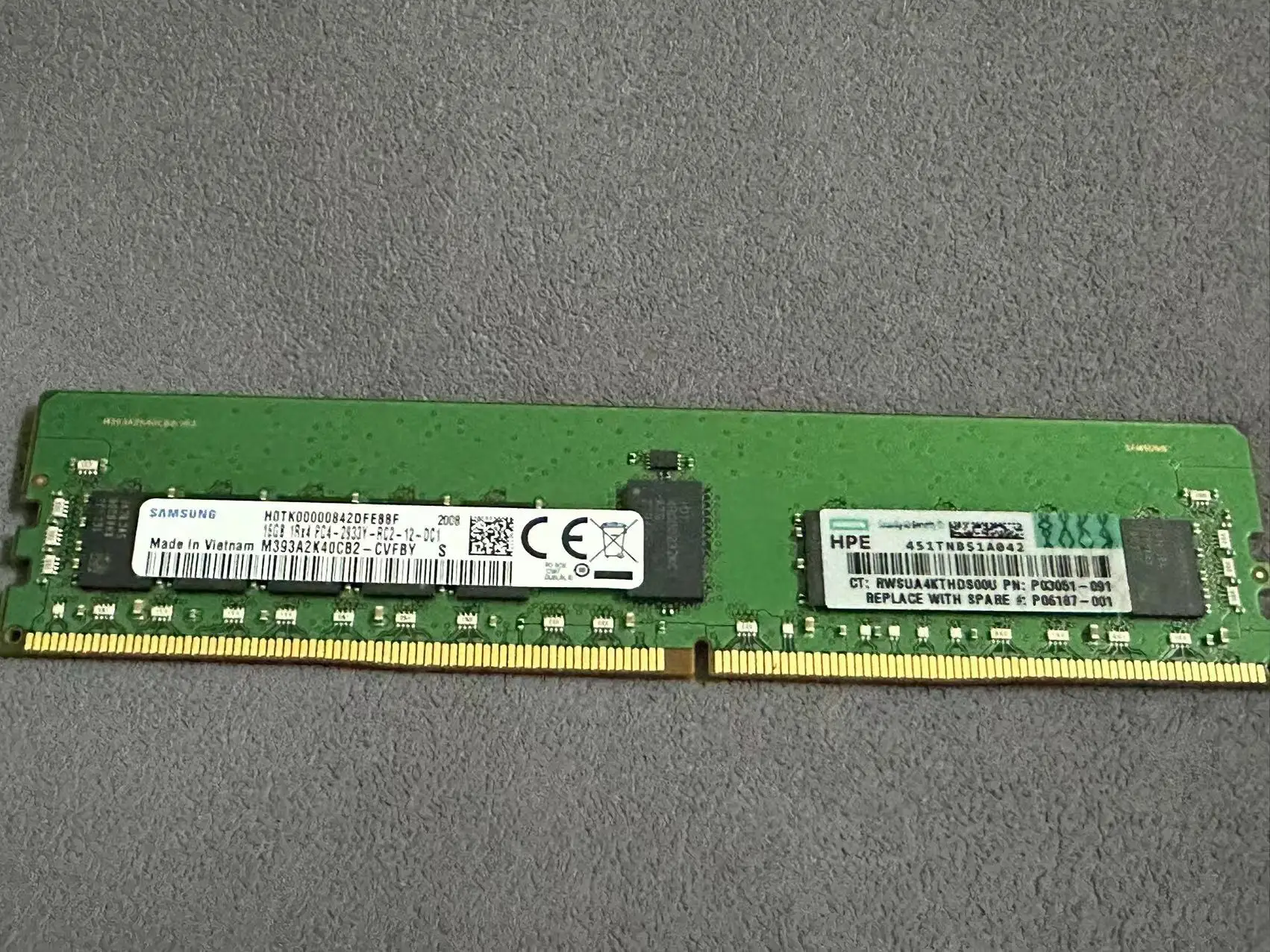 P03050-091P00922-B21 Ddr4 1rx8 PC4-2933Y 16Gb Geheugen