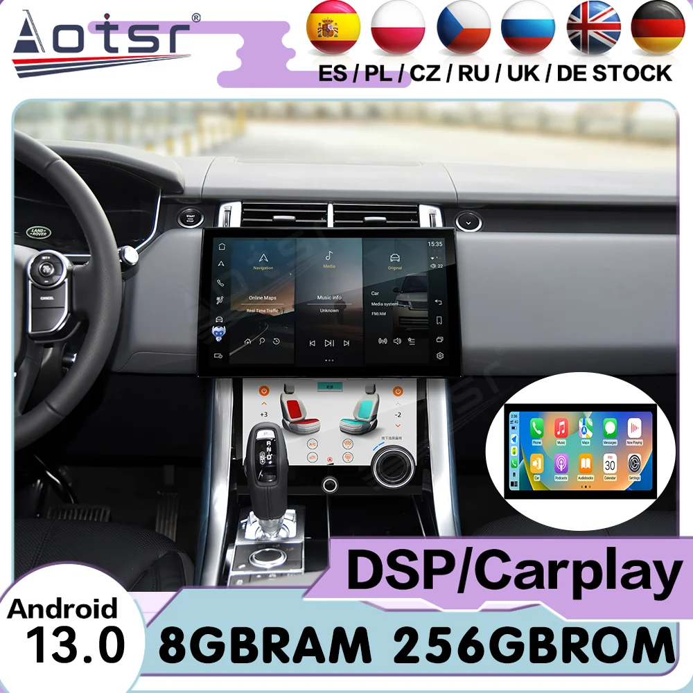 

Qualcomm Car Multimedia Android Carplay For Land Rover Range Rover Sport 2014~2017 GPS Navigation Car Radio Receiver Head Unit