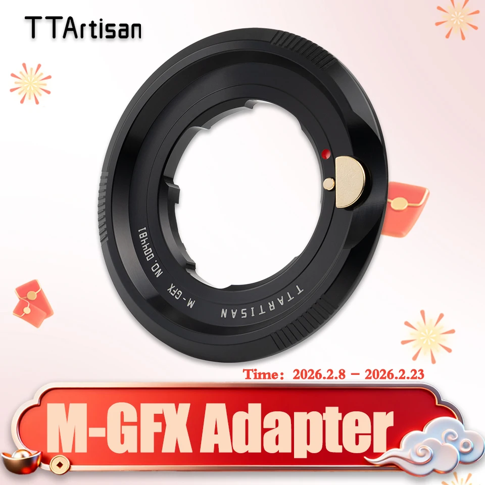

Переходное кольцо TTArtisan M-GFX для Leica Voigtlander Zeiss M-mount к Fujifilm G-mount, аксессуары для беззеркальных камер GFX100 GFX50R