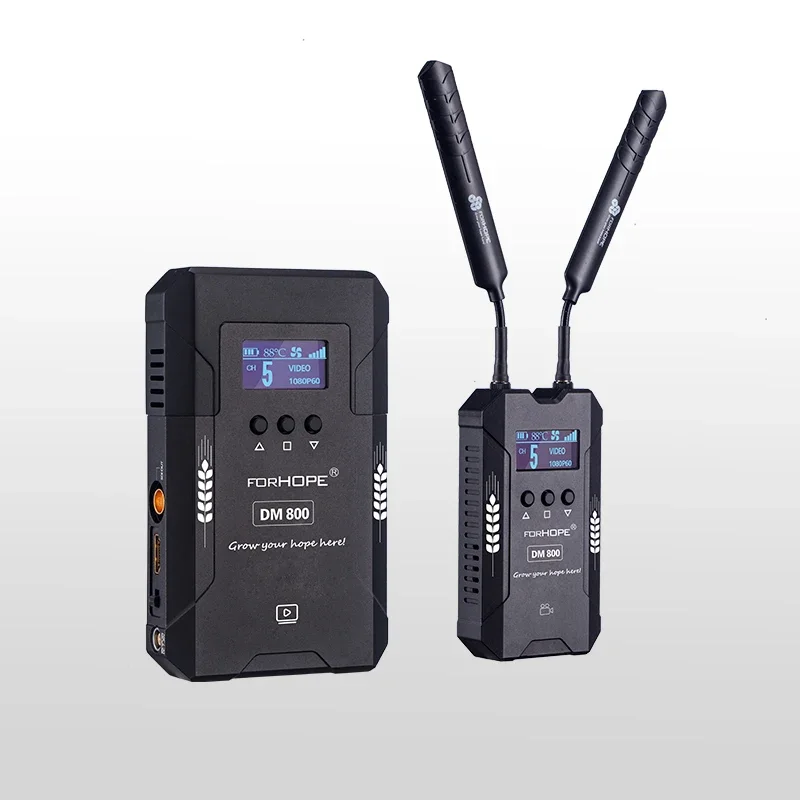 

DM800 5,8G 800 футов без задержки Беспроводная система передачи видео SDI с нулевой задержкой