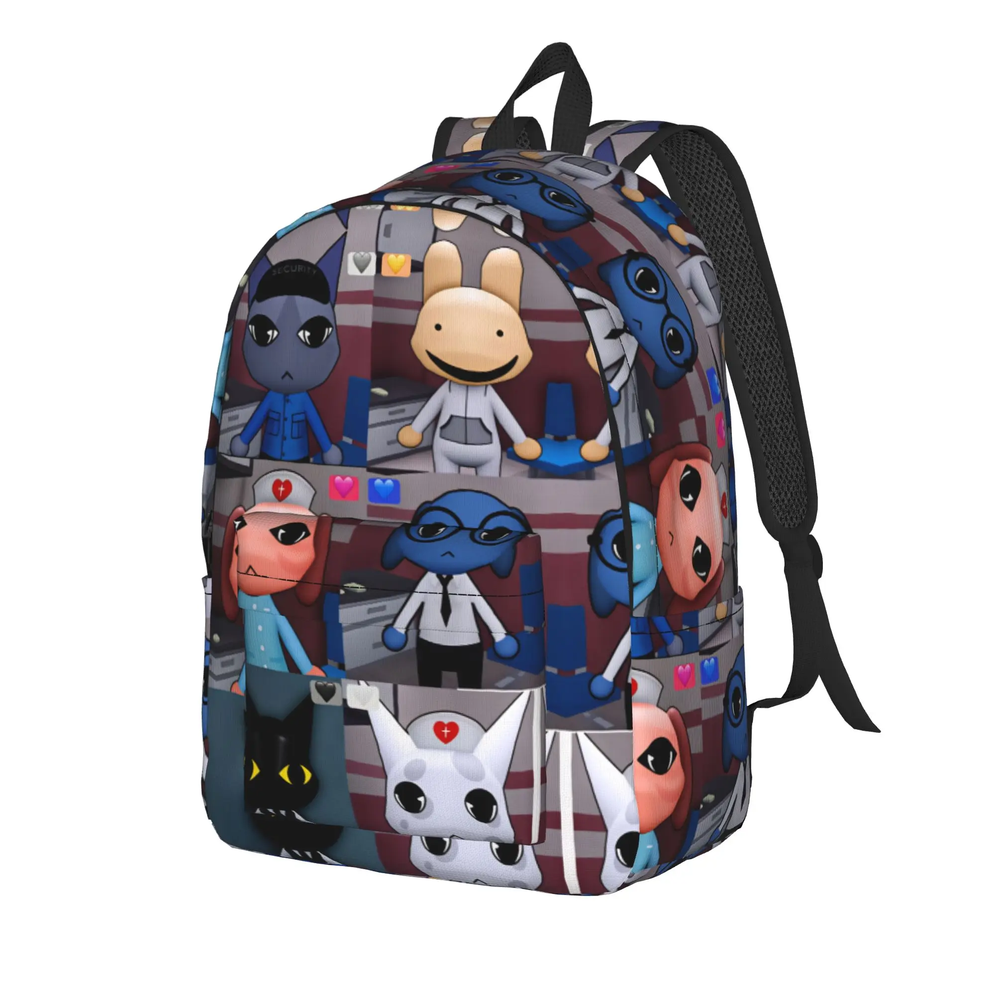 Animal Hospital Backpack Female  Durable Backpacks Polyester Casual School Bags Travel Custom Rucksack