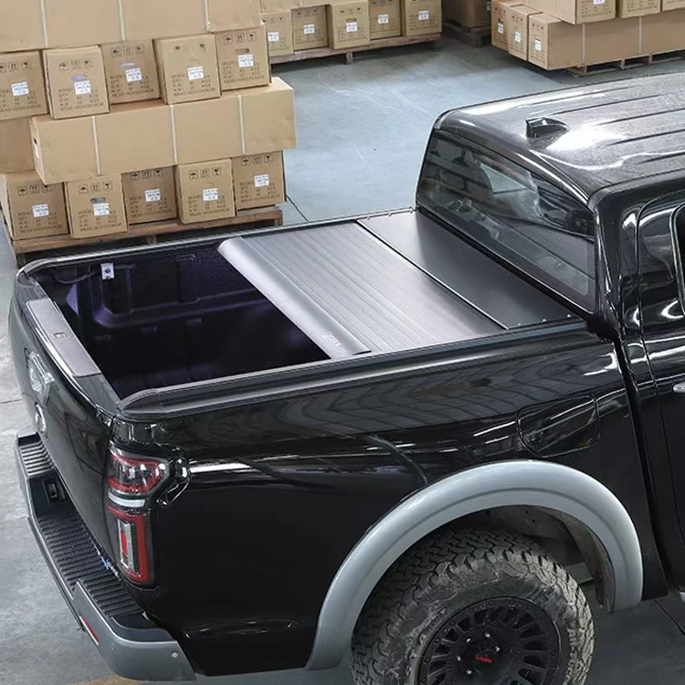 

Электрический ручной выдвижной чехол для грузовика для универсального пикапа, водонепроницаемый с функцией блокировки и хвостовой коробкой