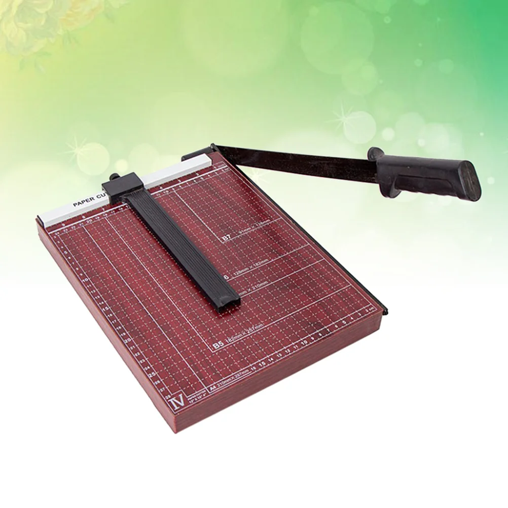 ماكينة قطع الورق مقصلة الصور مقاس A4، قاعدة شبكية شديدة التحمل، ماكينة تشذيب الورق القابلة للتعديل للاستخدام الاحترافي للمكتب المنزلي #6