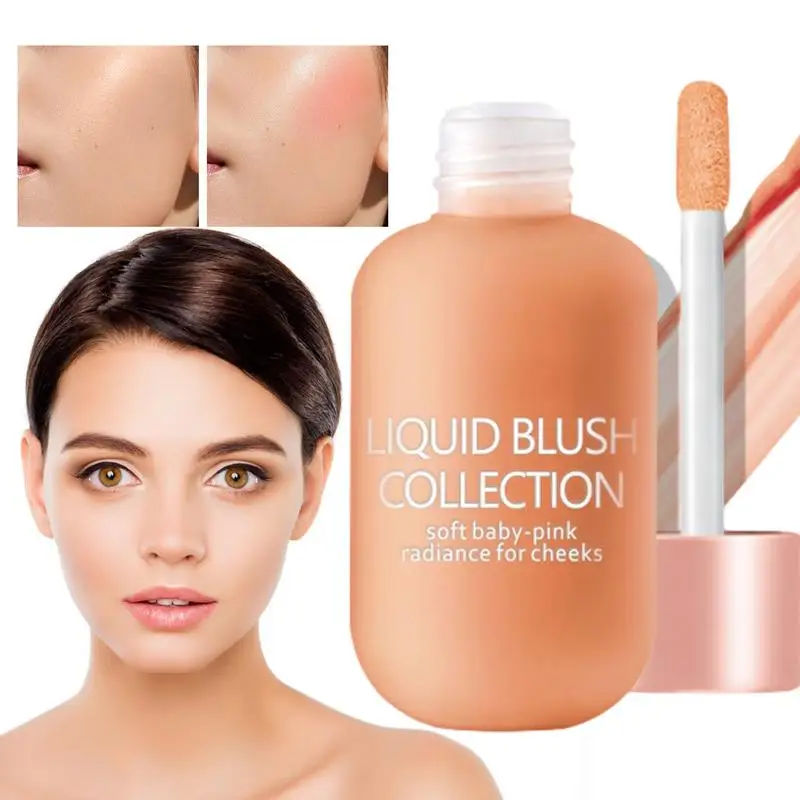 New Liquid Cheek Blush Facial Nourishing Blusher Gel Cream Multi-purpose For Eyes Lips Makeup Blush Stick Cosmetics