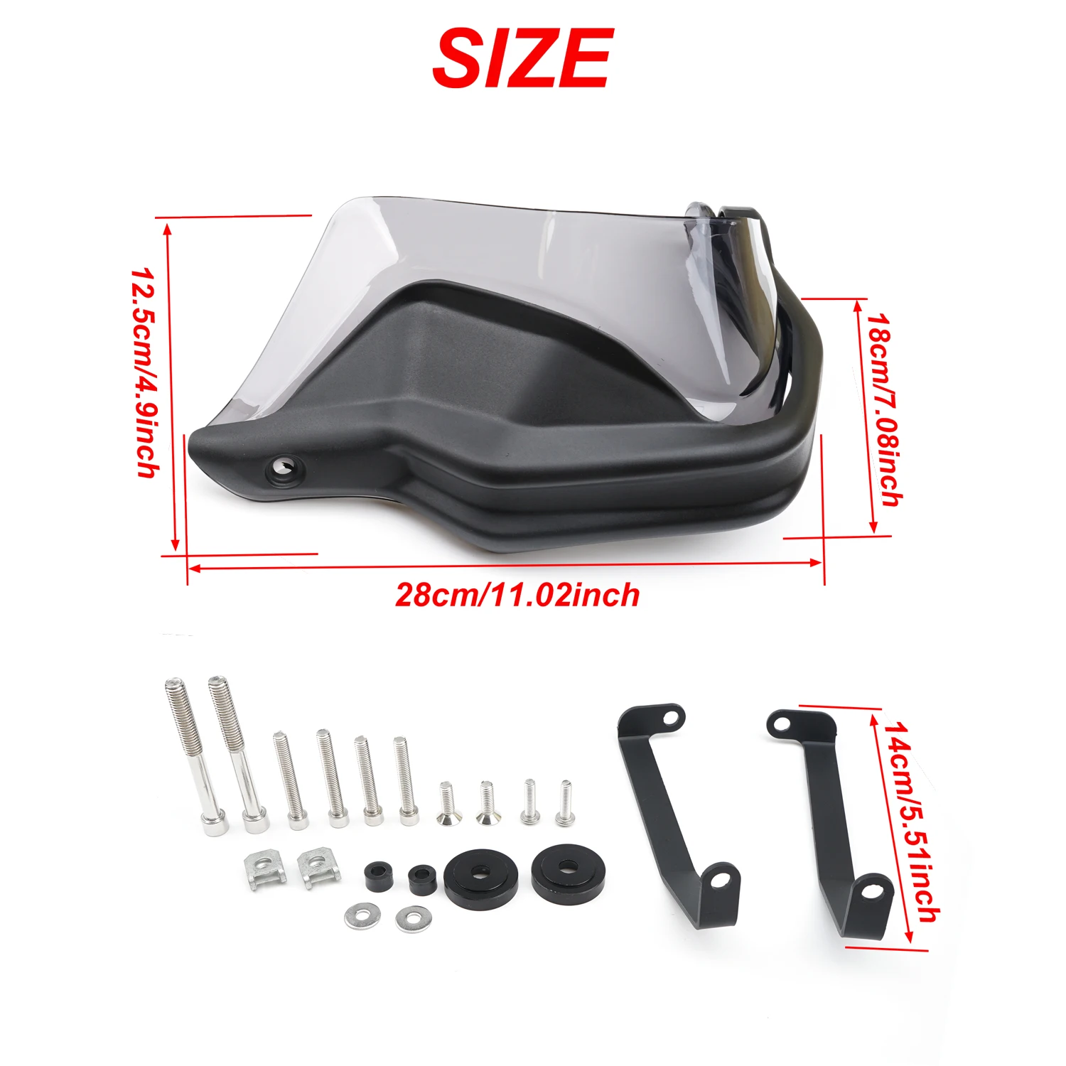 Fit For Kawasaki Versys BMW R1200GS LC F800GS F750GS F850GS Honda Motorcycle Handguard Shield Hand Guard Protector Windshield