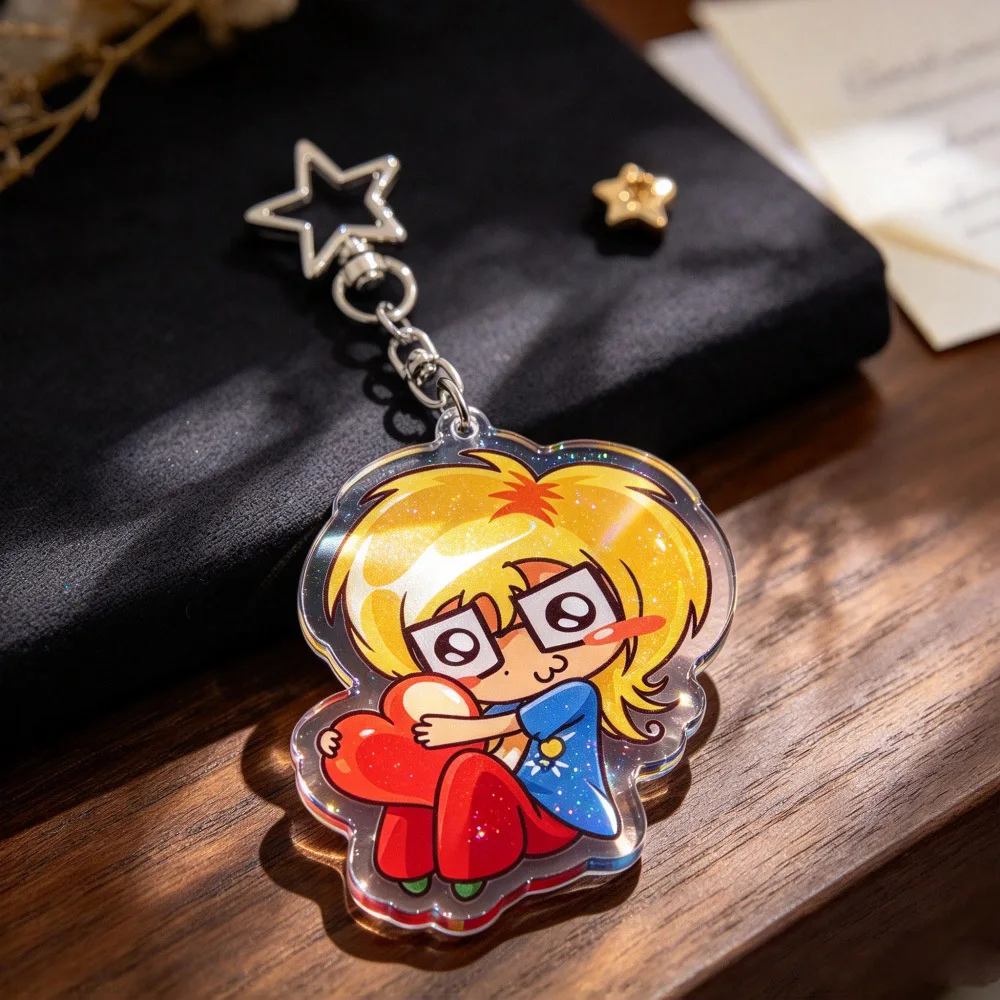 FACTY Keychain for Accessorie Bag Chaim Fact Attack Adventure Keyrings Jewelry Freinds Gifts