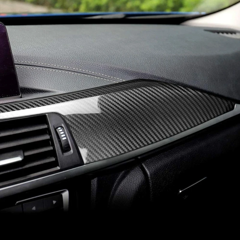 

Carbon Fiber Car Dashboard Panel Decorative Sticker For-BMW F30 F31 F32 F33 F34 F36 Accessories