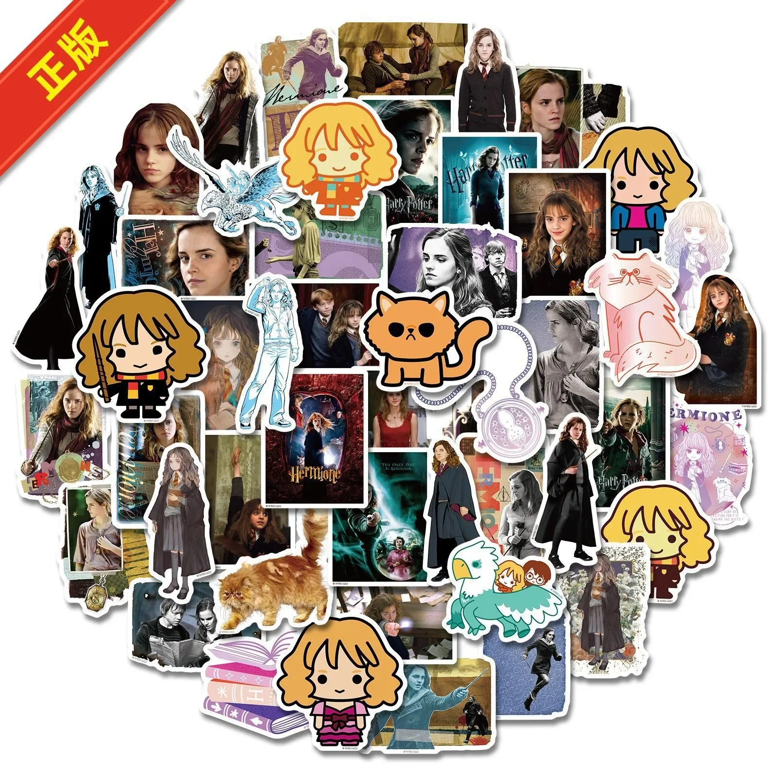 Harries Potter Classic Toys Luna Ron Sticker Hermione Malfoy Snape Waterproof Stickers for Phone Laptop Scrapbook Scooter Toy