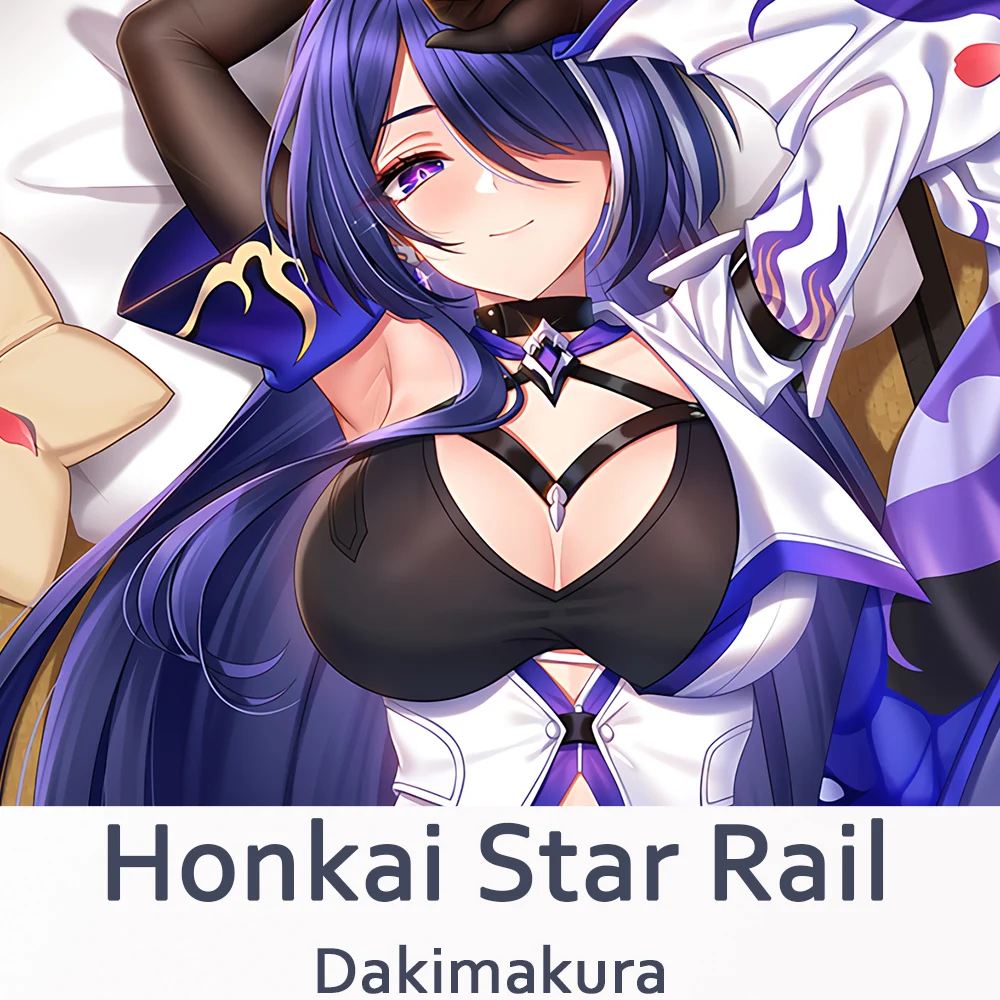 

Honkai Star Rail Acheron Dakimakura 2WAY Hing Body Case Anime Game Pillow Cushion Cover Xmas Gifts