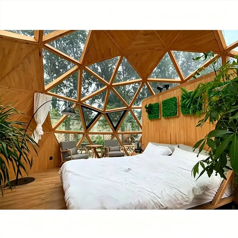 Luxury Camping Dome Tent Geodesic Outdoor Shelter with Insulated Structure for Glamping Stay Customizable