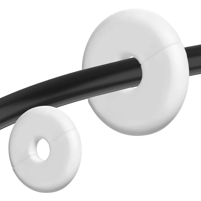 2pcs Wall Threading Hole Cover, Anti Slip Cable Perforation Cover, Wall Hole and Furniture Cable Threading Device