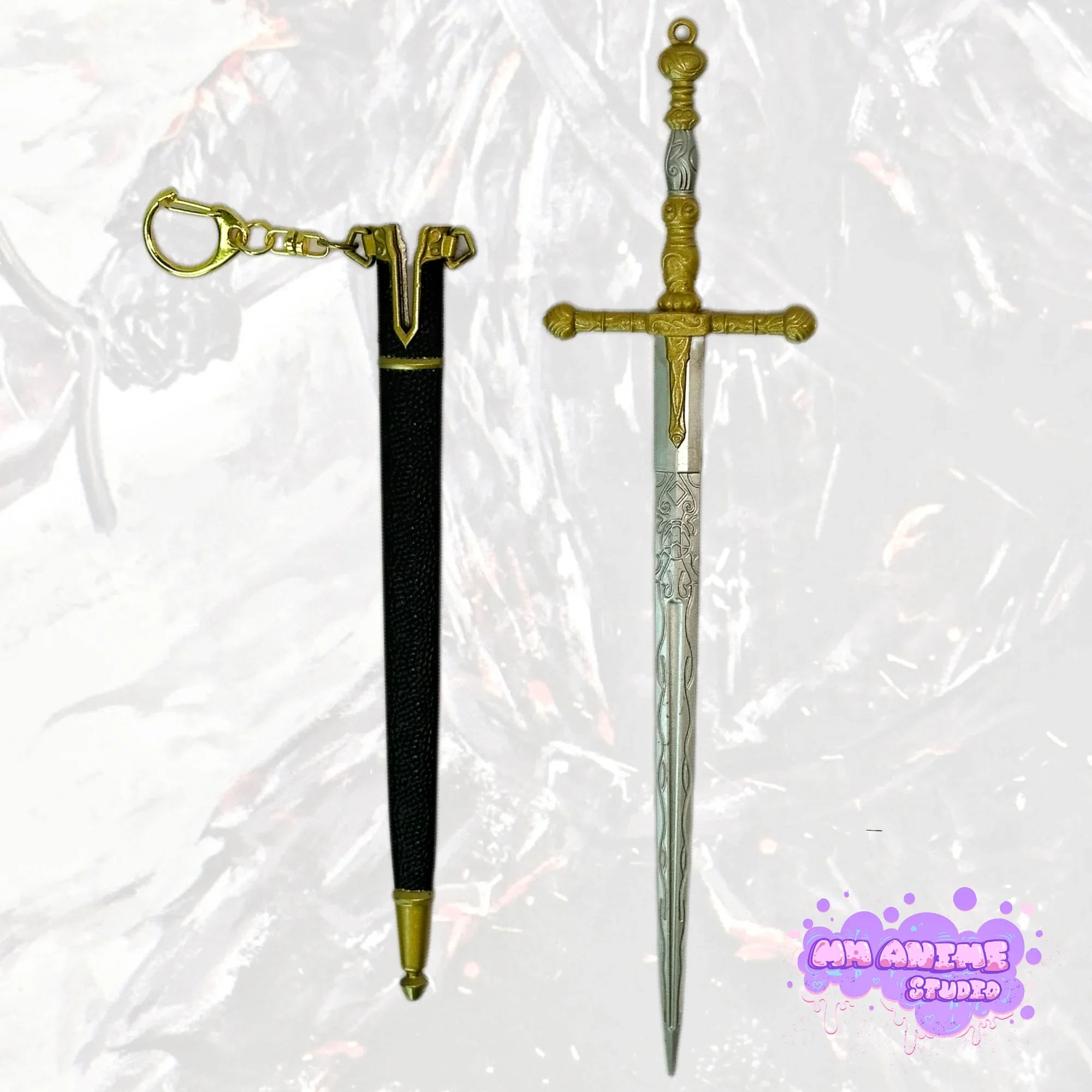 9.8 polegada elden lordsworn greatsword metal katana espada ninja faca original samurai sabre espada cosplay acessórios prop brinquedo