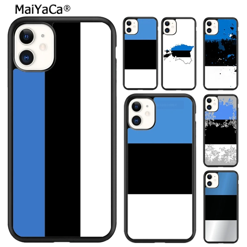 MaiYaCa Эстония, баннер с национальным флагом, чехол для телефона для iPhone 17, Air 16, 15, plus 11, 12, 13, 14 pro max, чехол MaiYaCa Эстония, баннер с национальным флагом, чехол для телефона для iPhone 17, Air 16, 15, plus 11, 12, 13, 14 pro max, чехол