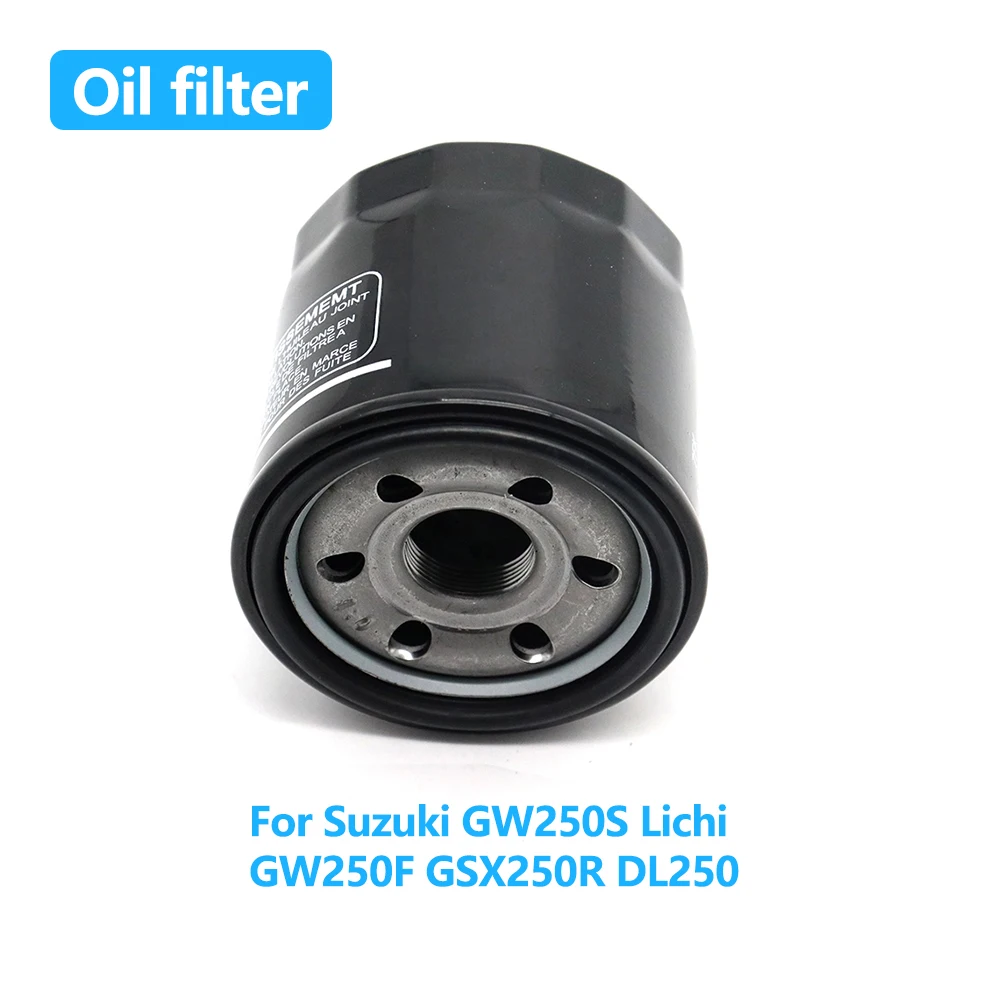 

For Suzuki GW250S Lichi GW250F GSX250R DL250 GW 250S 250F GSX 250R DL 250 Motorcycle Engine Oil Filter Clean Replacement Part