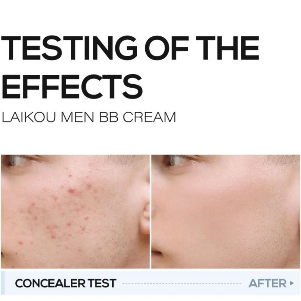 New 40g Men'S BB Cream Freckle Removing Brighten Skin Oil-control Concealer Whitening Makeup Cosmetic Facial Liquid