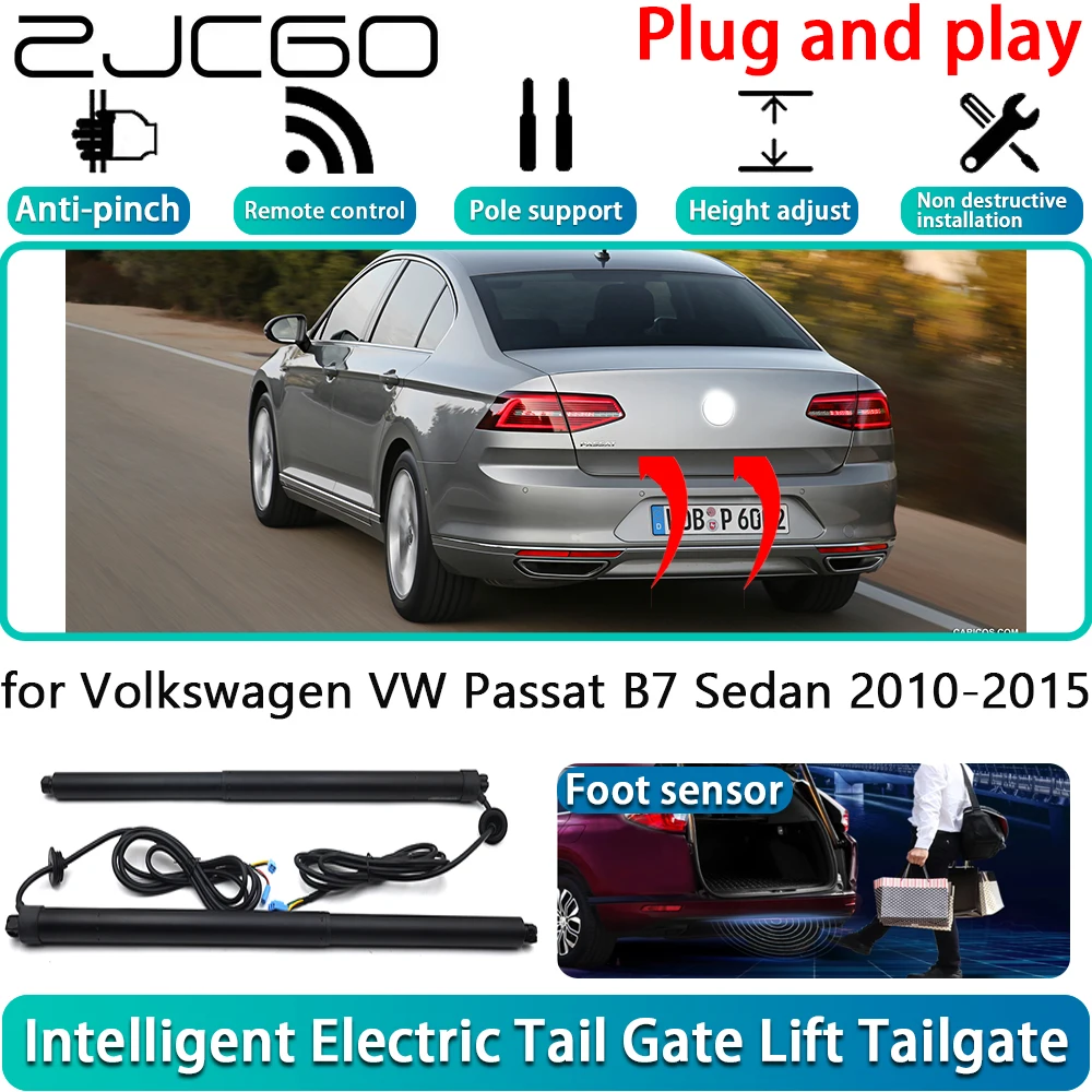 

for Volkswagen VW Passat B7 Sedan 2010-2015 Electric Powered Tailgate Power Liftgate Automatic Tailgate System With Foot Sensor